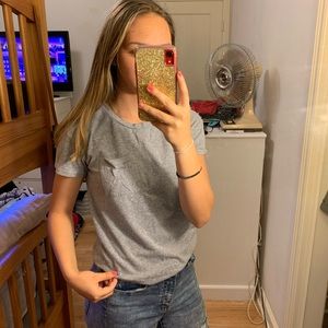 Gray shirt with pocket